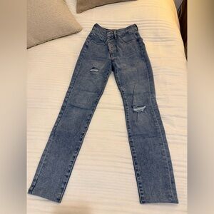 Express skinny starchy jeans size 00 (fitss size  s/xs)